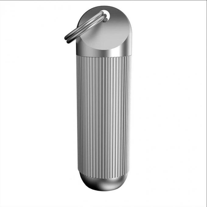 Wasserdichter Pillen-Kasten-Kasten-Flaschen-Aluminiumschlüssel Ring Holder