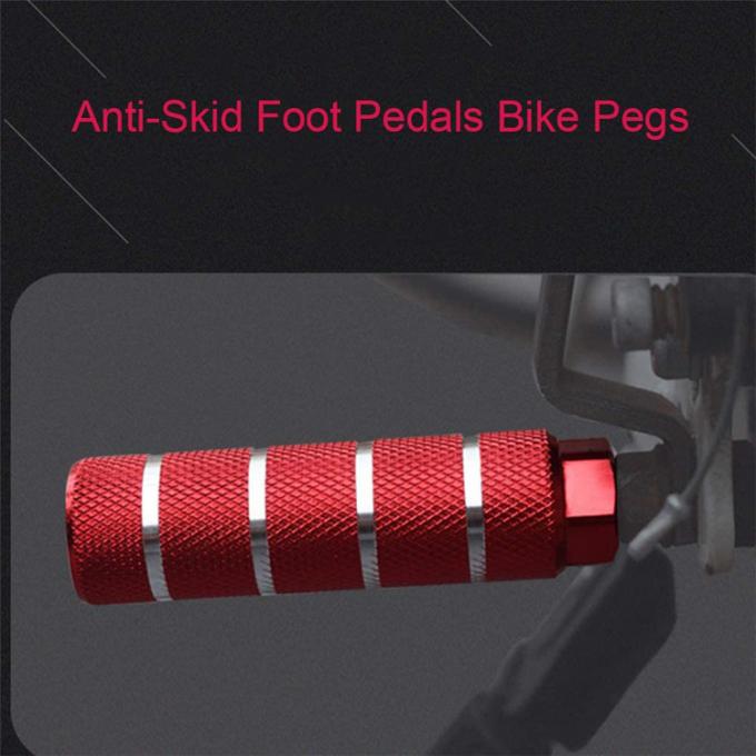 Fahrrad BMX verdübelt Aluminiumlegierung, die rutschfester Führungs-Fuß für den Berg, der hintere Bremsung radfährt, 3/8 Zoll Achsen passte